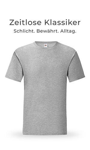 Zeitlose Klassiker – Basic T-Shirts & Textilbasics