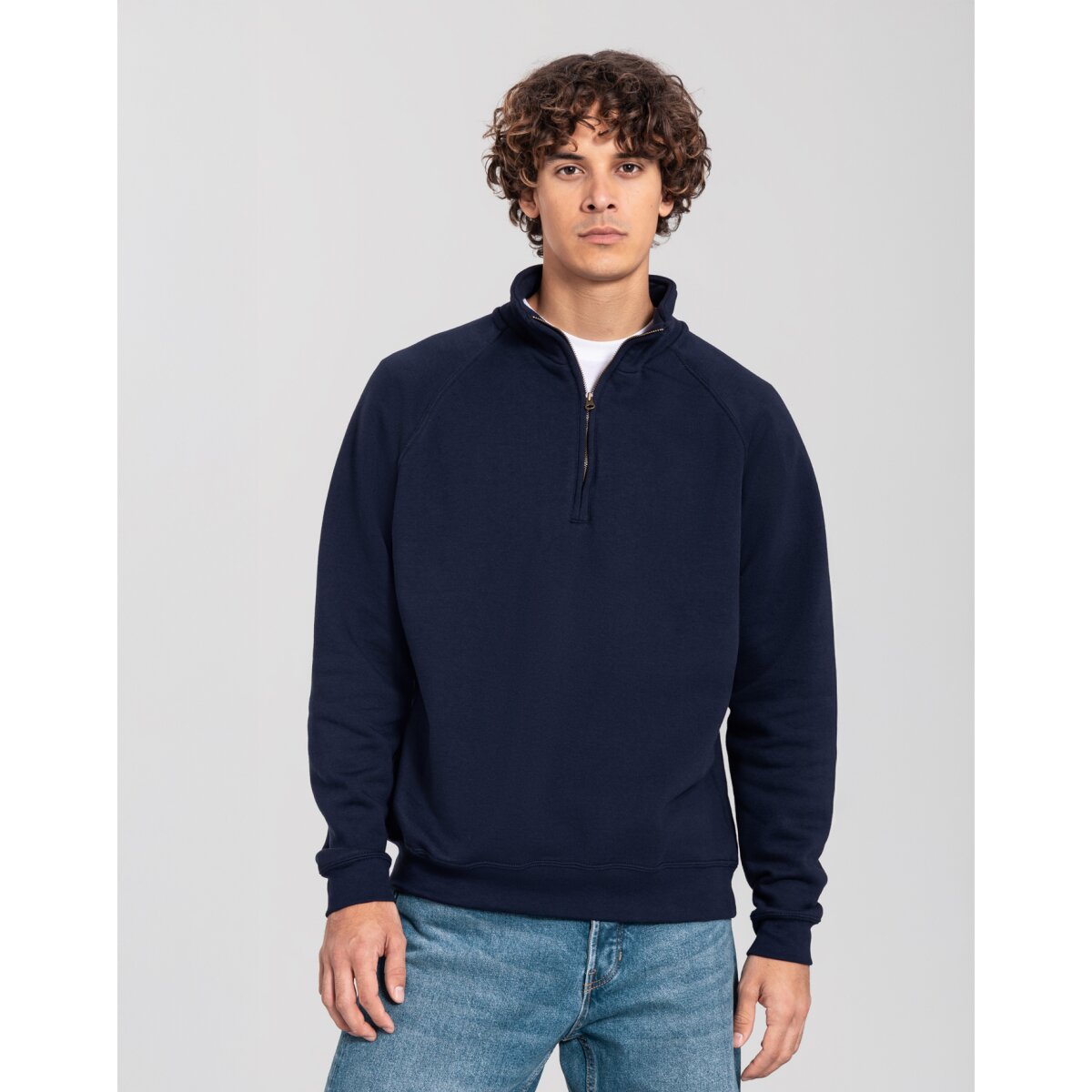 Iconic Premium Zip Neck Sweat | 62-288-0 box